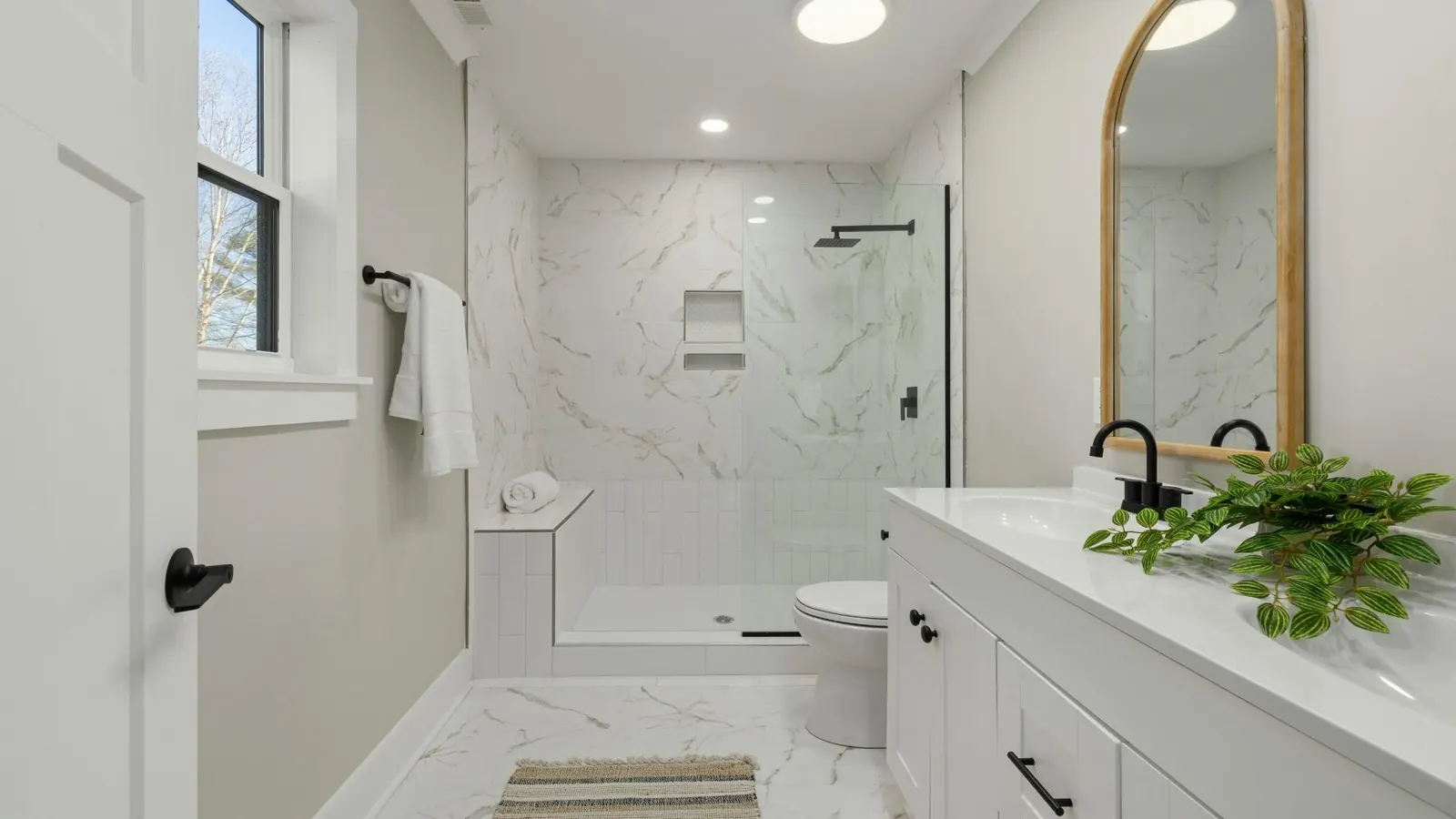 Tile refinishing in Los Angeles CA bathroom shower